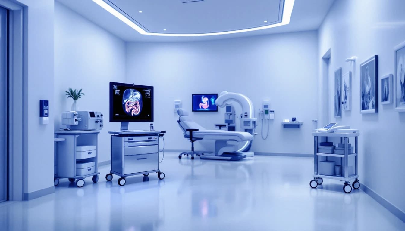 Koloskopie ab 45: Darmkrebs-Vorsorge Koloskopie ab 45 — Darmkrebs-Vorsorge in moderner Klinik